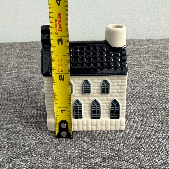 KLM Airlines Vintage 2006 Bols Blue Delft Miniature Ceramic Church #7 EMPTY - Picture 9 of 12